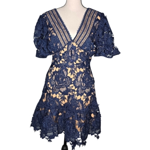 Addelyn Rae Lace Cocktail Dress - Picture 1 of 9